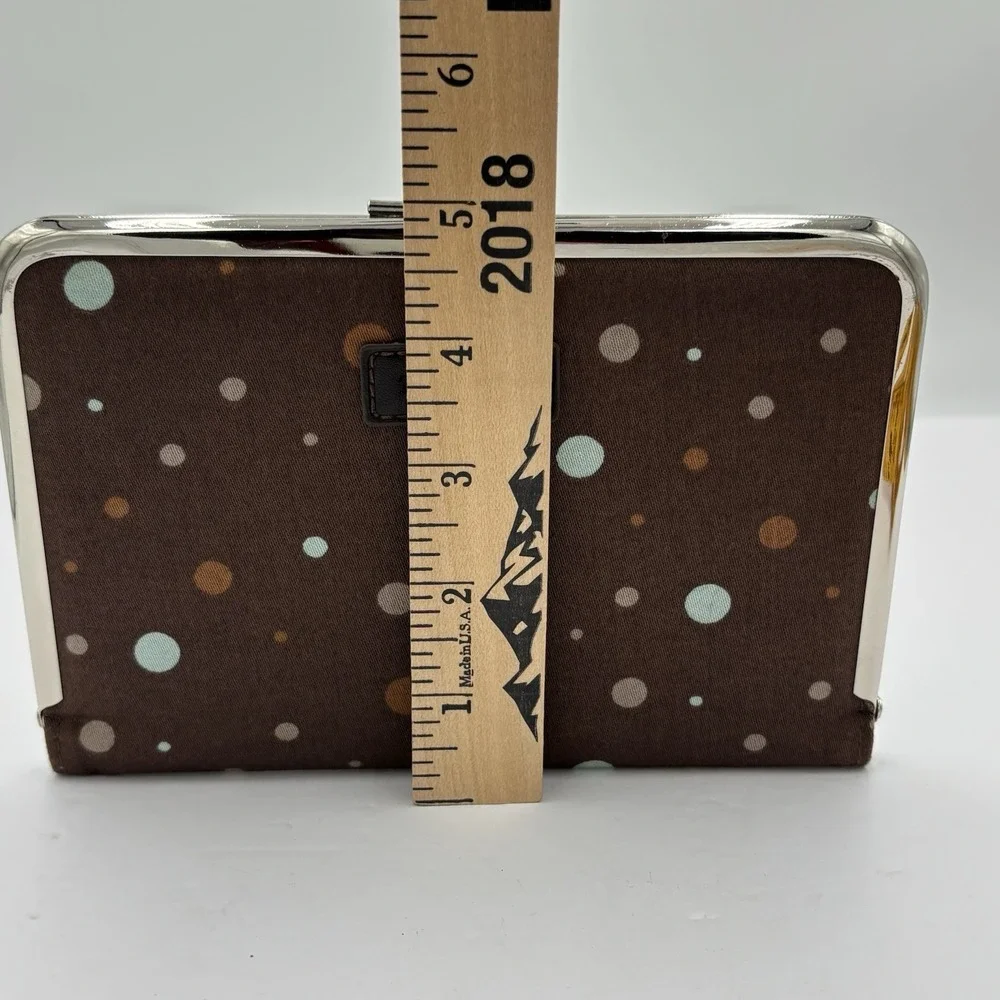 Thirty One Photo Wallet Bubble Bloom Clutch, Holds 4